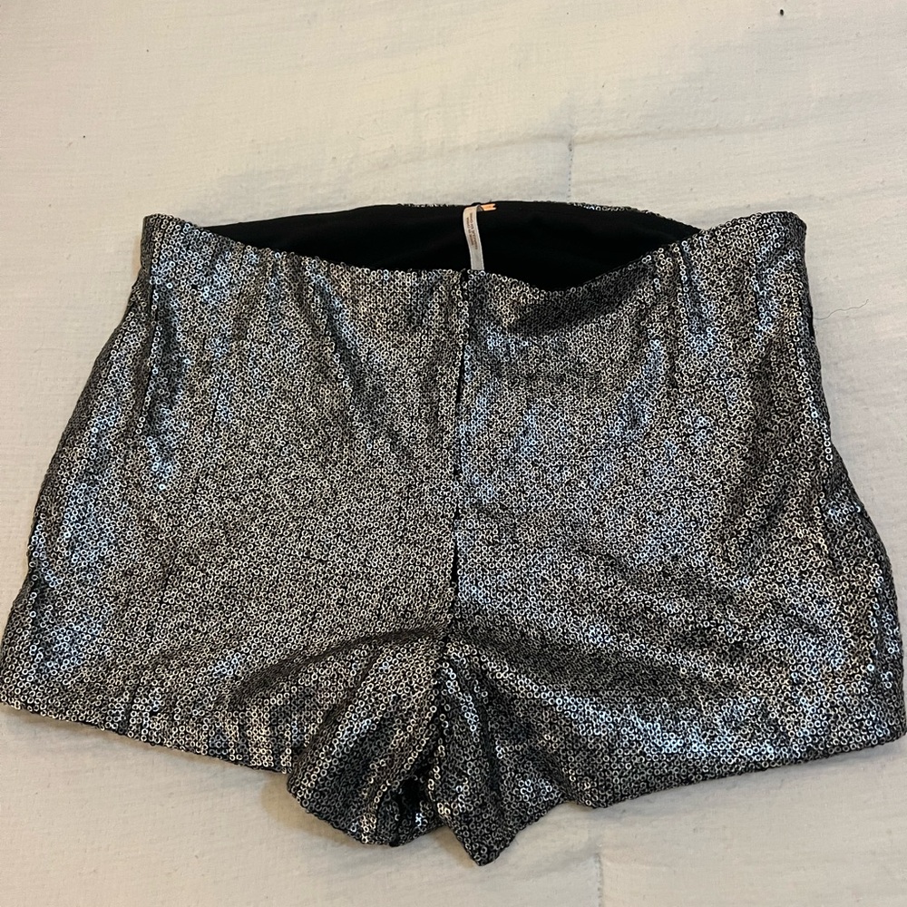 Free People sequin shorts
